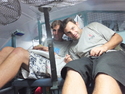 Ace and i on train from kochi to ahmedabad
