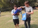 Ace and i sorting out kites