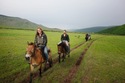 Annat and i on horses