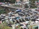 Auto rickshaw parkinglot in munnar