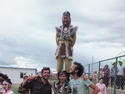 Avishai and yoel with acrobats