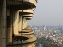 Balconys of abandon skyscraper