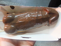 Big chocolate covered penis waffles