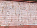 Braided rope hanging from wall in forbidden city