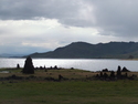 Cairns at white lake