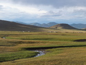 Countryside between tsetserleg and hot springs