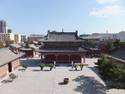 Courtyard in front of the temple of five pagodas