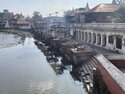 The cremation ghats on the Bagmati River at Pashupatinath