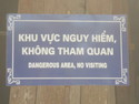 Dangerous area no visiting
