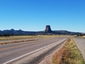 Devils tower from afar