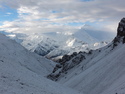Down the valley from high camp