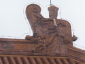 Dragon eating roof