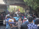 Evan lost in crowd of chinese