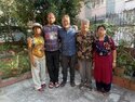 Everyone in Ganga Bahadur's garden