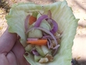 Fresh veggy lunch