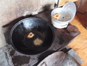 Frying doughnuts