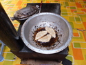 Frying khuushuur