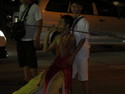 At the Chinese parade there were several guys with metal bars the length of an entire lane of the road stuck through their cheeks and with heavy objects hanging off both ends.