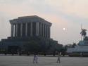 Ho chi mins tomb before sunset