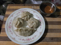 Homemade momos