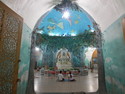 Inside of the temple in the next picture of the temple next to Shwedagon Paya