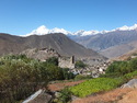 Jhong with the mountains behind it