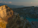 Kelimutu at sunrise with me on point