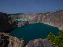 Kelimutu just after dusk