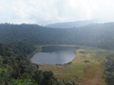 Khachapuri lake from above