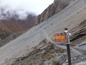 Landslide area