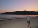 Lombok beach at sunset