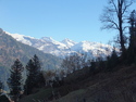Looking back from my short trek