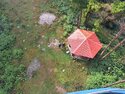 Looking down on Tony and Aabhash from the Chisapani view tower