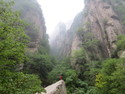 Looking up at huashan