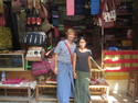 Me and a shop keeper in yangon market