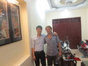 Me and chien after dinner