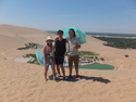 Me and my chinese friends on sand dune
