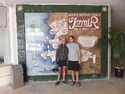 Me and sencer at the ferry terminal