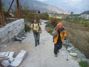 Me and the guide walking out of haba villiage