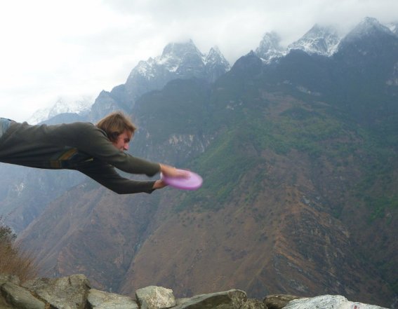 Layout over Tiger Leaping Gorge