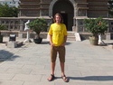 Me in front of the temple of five pagodas