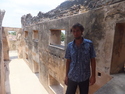 Me in ruin in yogyakarta