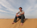Me on sand dune
