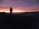 Me overlooking mt bromo at sunrise