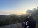 Me watching the sunrise at Chisapani