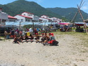 Mens traditional dance in jinfeng