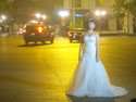 Mid intersection wedding shoot