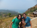 Miguel vina and beau overlooking sawarna
