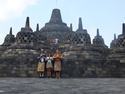 Miguel vina beau at borobudur