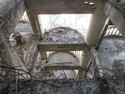 Missing section from abandon skyscraper